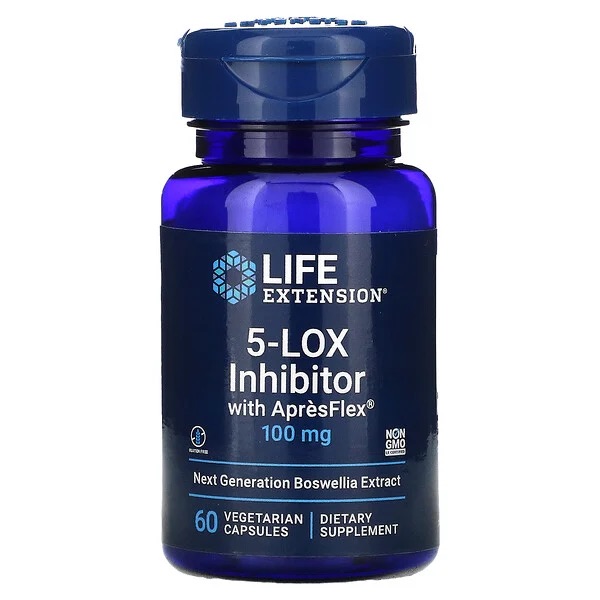 Life Extension, 5-LOX Inhibitor with ApresFlex, капсулы, 60 шт.