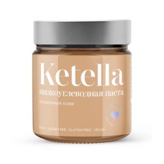 Beauty Bite, Кето-паста «Ketella» шоколадно-миндальная со вкусом кофе, 180 г