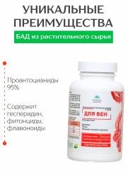 Алтай Простые решения, Концентрат «Для вен» с рутином, диосмином и экстрактом виноградной косточки, капсулы, 60 шт.