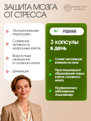 Green Leaf Formula, Магний (треонат) + витамин В6 (p-5-p), капсулы, 90 шт.