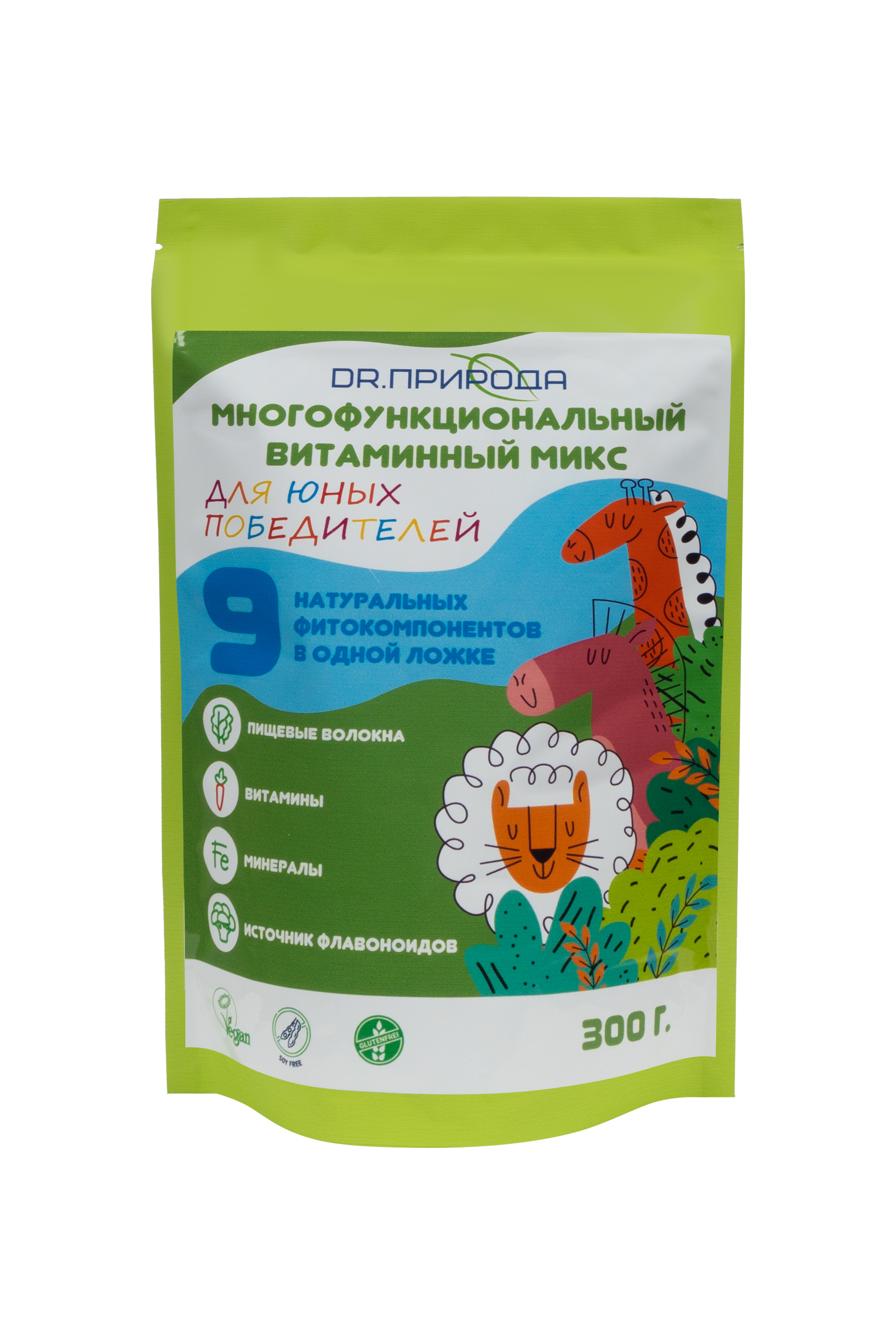 DOCTOR JIVERA, Многофункциональный витаминный микс, порошок, 300 г