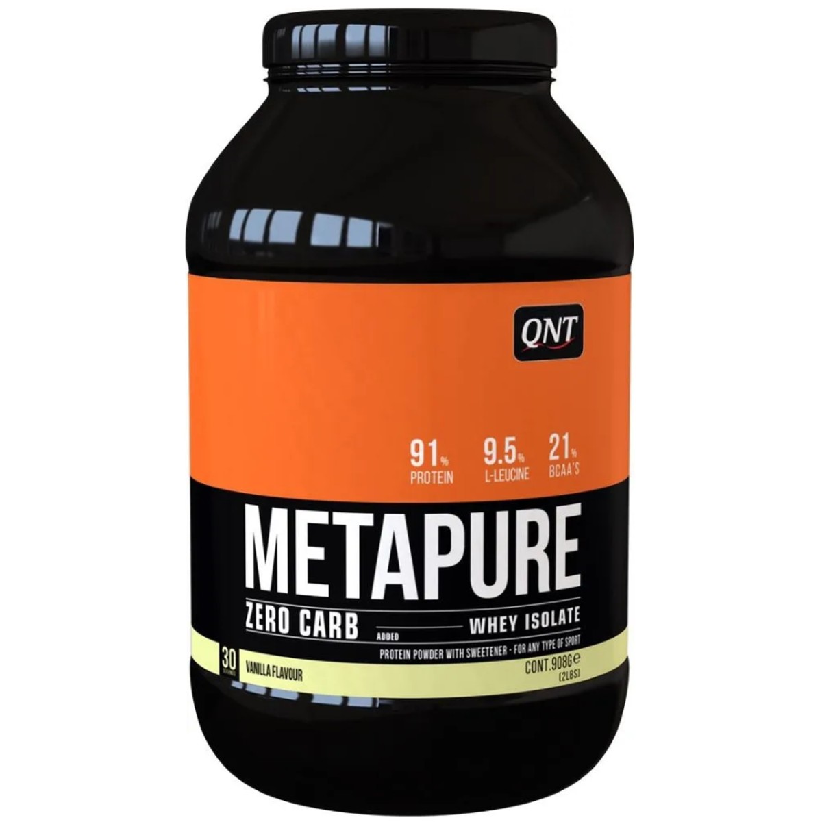 QNT, Протеин «Metapure Zero Carb», со вкусом ванили, порошок, 908 г