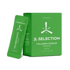 JL SELECTION, Коллаген-комплекс с витамином C, со вкусом яблока, лайма и ананаса, 30*10 г