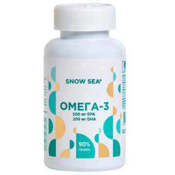SNOW SEA, Омега-3 90% (для сердца и сосудов), капсулы, 60 шт.