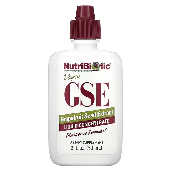 NutriBiotic, GSE (природный антибиотик), жидкость, 59 мл
