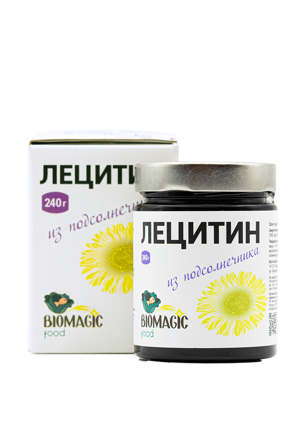 BioMagic Food, Лецитин (из подсолнечника), жидкость, 240 г