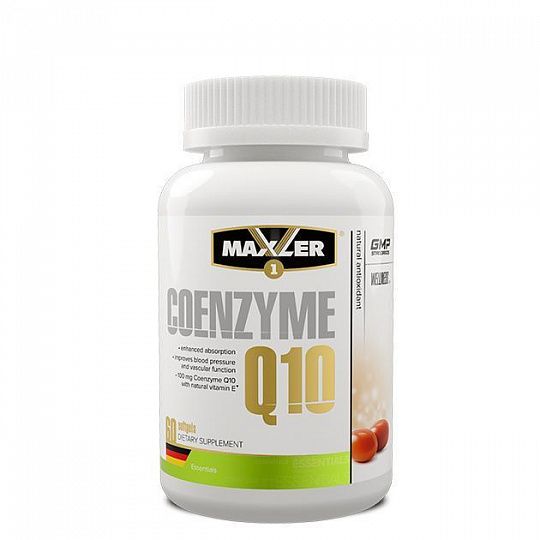 Maxler, Коэнзим Q10, мягкие капсулы, 60 шт.