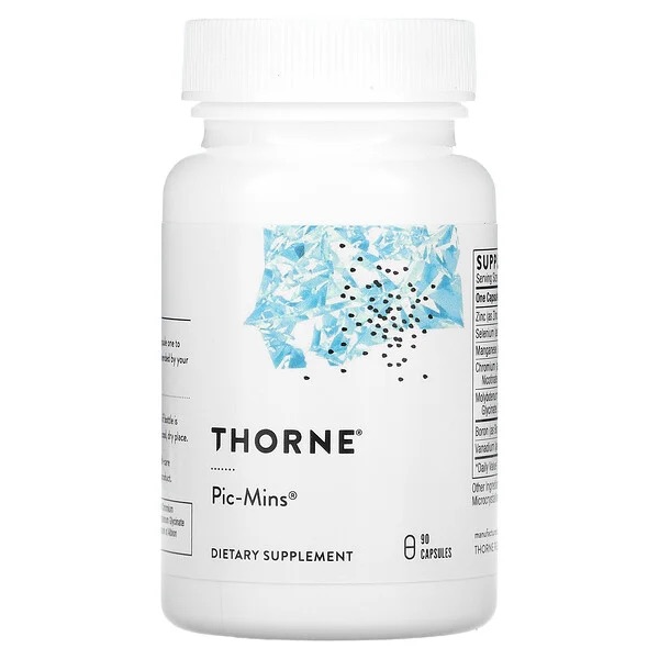 Thorne Research, Pic-mins (для нормальной функции гормонов и нейромедиаторов), капсулы, 90 шт.
