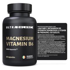 UltraBalance, Магний В6, капсулы, 60 шт.