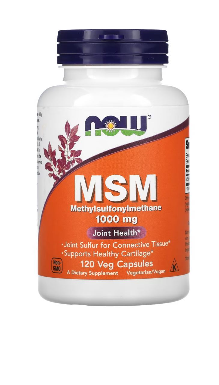 Now Foods, Метилсульфонилметан, капсулы, 120 шт