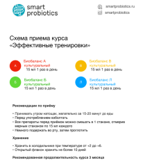Smartprobiotics, Пробиотики, Курс «Восстановление кишечника»