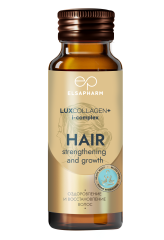 LUXCOLLAGEN+i-complex, Напиток на основе морского коллагена «Красивые волосы», 6 шт * 50 мл