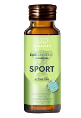 LUXCOLLAGEN+i-complex, Напиток на основе морского коллагена «Для фитнеса и спорта», 6 шт * 50 мл