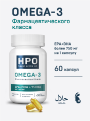HayatPrimeOil, Омега 3, капсулы (халяль), 60 шт.