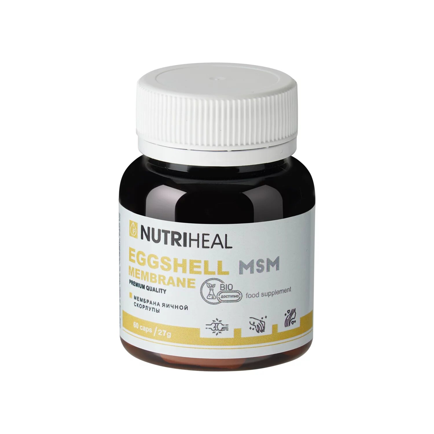 NUTRIHEAL, Мембрана яичной скорлупы, капсулы, 60 шт.