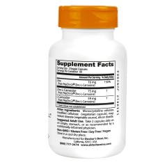 Doctor's Best, PepZinGl, Комплекс «Цинк + L-карнозин», капсулы, 120 шт.