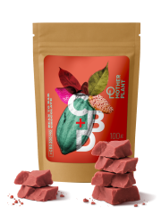 MotherPlant, Белый шоколад с клубникой (35% какао-масла, 200 мг CBD), 100 г