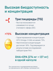 HayatPrimeOil, Омега 3 Kids, капсулы (халяль), 60 шт.