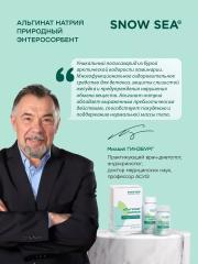 SNOW SEA, Альгинат натрия АЛЬГАДЕТОКС® (для ЖКТ и очищения организма), капсулы, 60 шт.