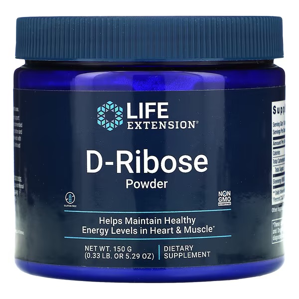Life Extension, D-рибоза, порошок, 150 г