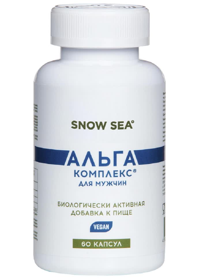 SNOW SEA, АЛЬГАКОМПЛЕКС® (для сохранения мужского здоровья), капсулы, 60 шт.