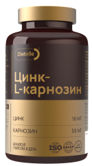 Dietelle, Цинк-L-карнозин, капсулы, 60 шт.