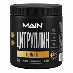 MAIN, Аминокислота L-Цитруллин Малат, порошок, 200 г