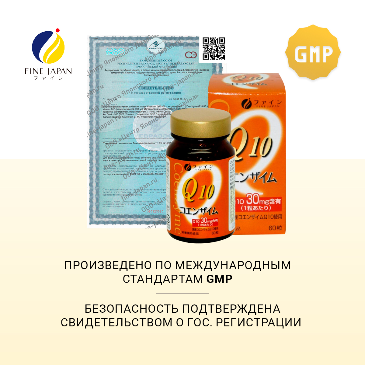 FINE, Коэнзим Q10 (убихинон), капсулы, 60 шт.
