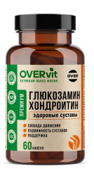 OVERVit, Глюкозамин + Хондроитин, капсулы, 60 шт.