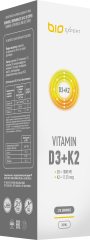 BioExpert, Витамин D3 + K2, спрей, 30 мл