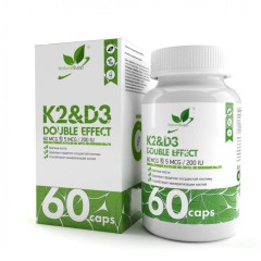 Naturalsupp, Витамин D3+K2 (МК-7), капсулы, 60 шт.