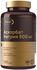 Dietelle, Витамин C (аскорбат натрия), капсулы, 30 шт.