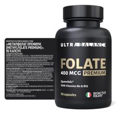 Ultrabalance, Метилфолат Премиум, капсулы, 90 шт.