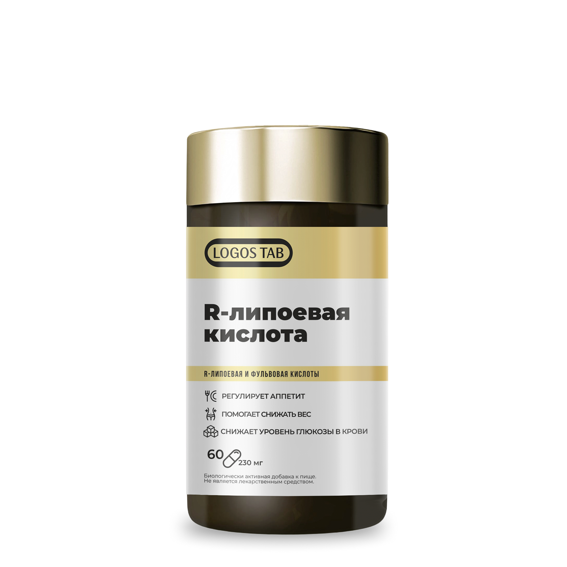 ORGANIC LOGOS, R-липоевая кислота, капсулы, 60 шт.