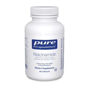 Pure encapsulations, Ниацинамид, капсулы, 90 шт.