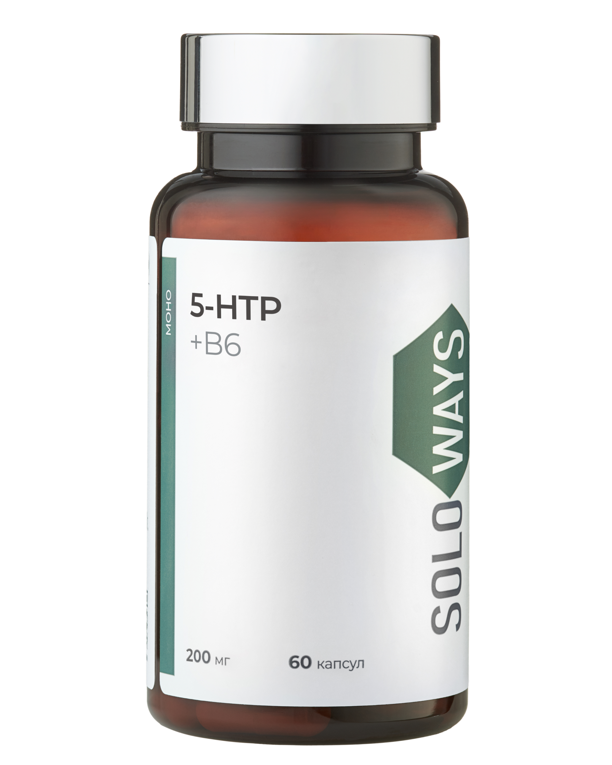 SOLOWAYS, 5-HTP + витамин В6, капсулы, 60 шт.