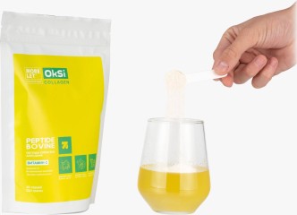 MORELET, Пептидный бычий коллаген с кремнием и экстрактом алоэ, со вкусом дыни, порошок, 210 г