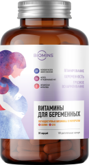 Biomins x maam, Витаминно-минеральный комплекс для планирующих беременность, беременных и кормящих женщин, растительные капсулы, 120 шт.