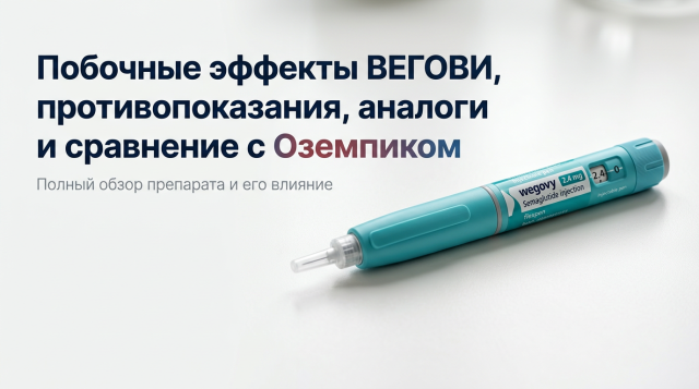 Побочные эффекты Вегови, противопоказания, аналоги и сравнение с Оземпиком