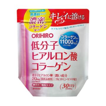 ORIHIRO, Коллаген + низкомолекулярная гиалуроновая кислота, порошок, 180 г