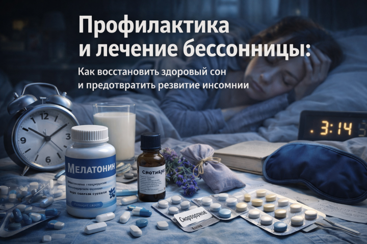 Профилактика и лечение бессонницы: как восстановить здоровый сон и предотвратить развитие инсомнии