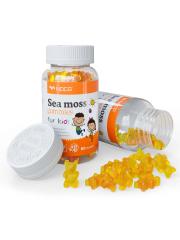 NDCG, Sea Moss for kids (ирландский мох), со вкусом апельсина, жевательные конфеты, 60 шт.