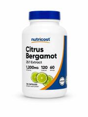 Nutricost, Экстракт цитрусового бергамота, капсулы, 120 шт.