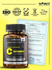 NOVAVIT nutritions, Витамин С + биофлавоноиды, капсулы, 60 шт.