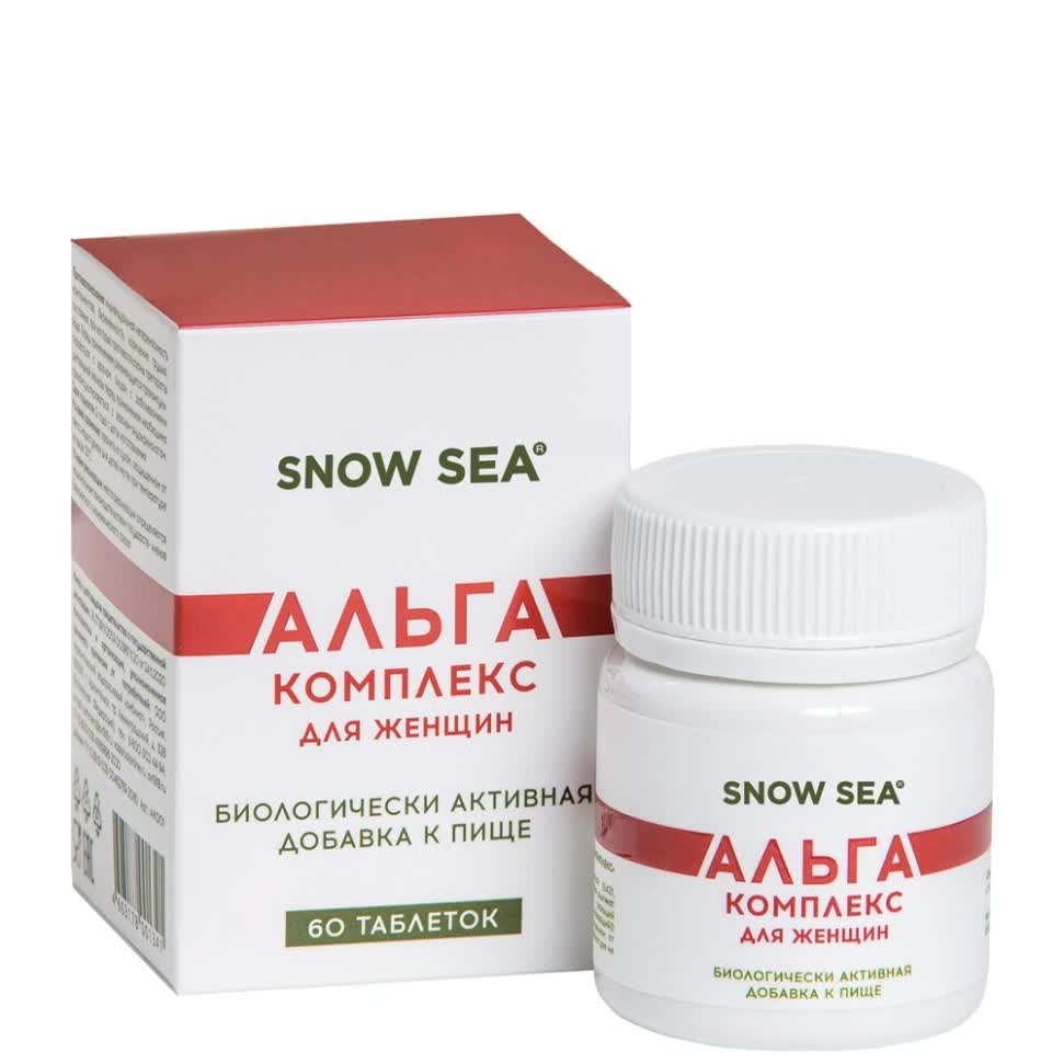 SNOW SEA, АЛЬГАКОМПЛЕКС® (для сохранения женского здоровья), таблетки, 60 шт.