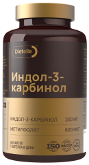 Dietelle, Индол-3-карбинол + Метилфолат, капсулы, 60 шт.