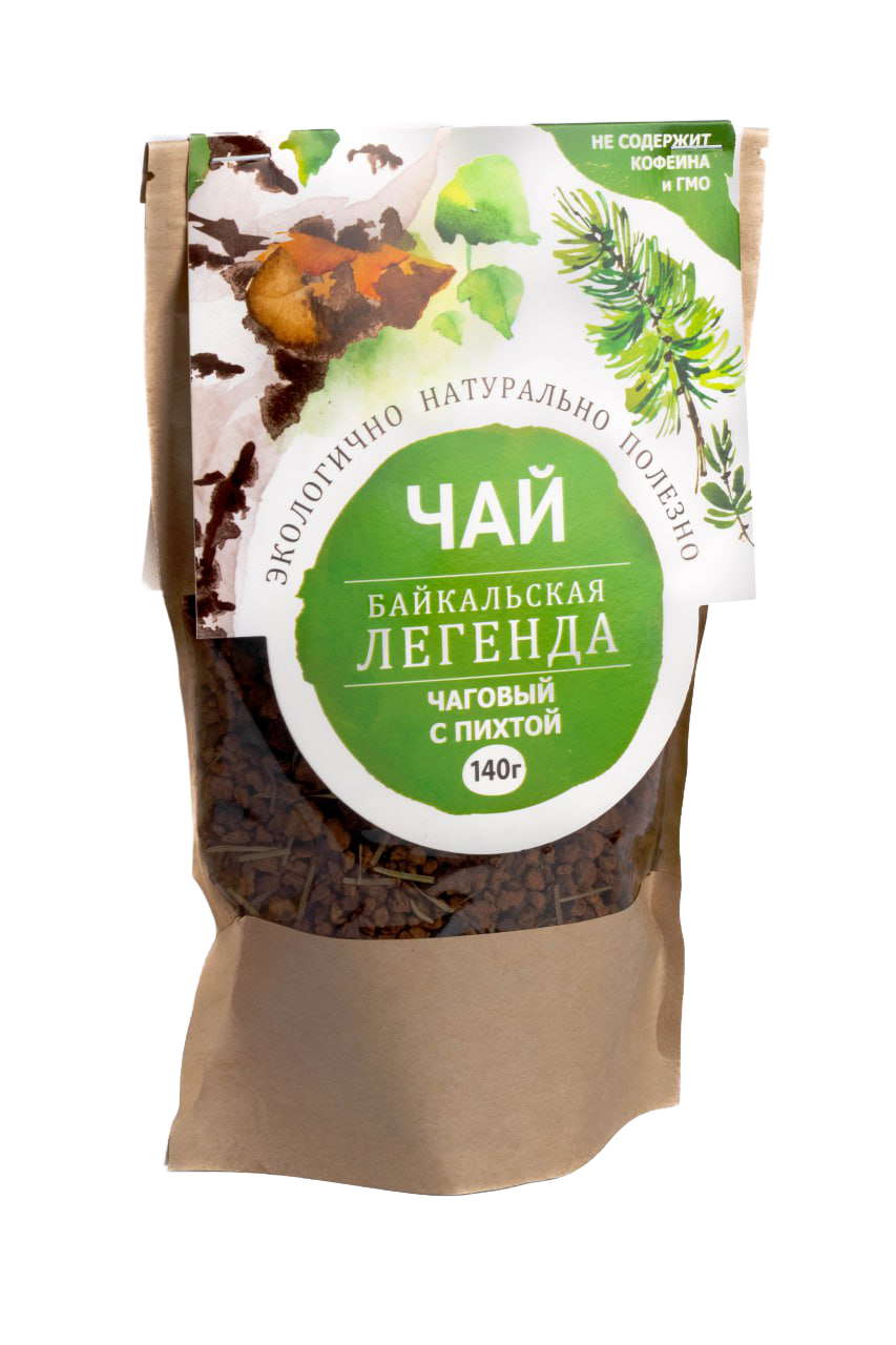 Байкальская легенда, Чай чаговый с пихтой, 140 г