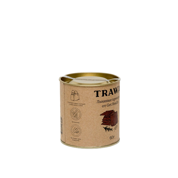 TRAWA, Льняные крекеры от Get Health (б/г), 60 г.