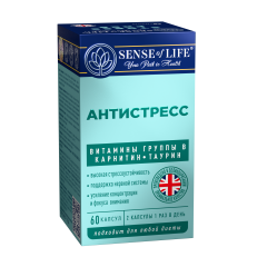 SENSE OF LIFE, Антистресс, капсулы, 60 шт.