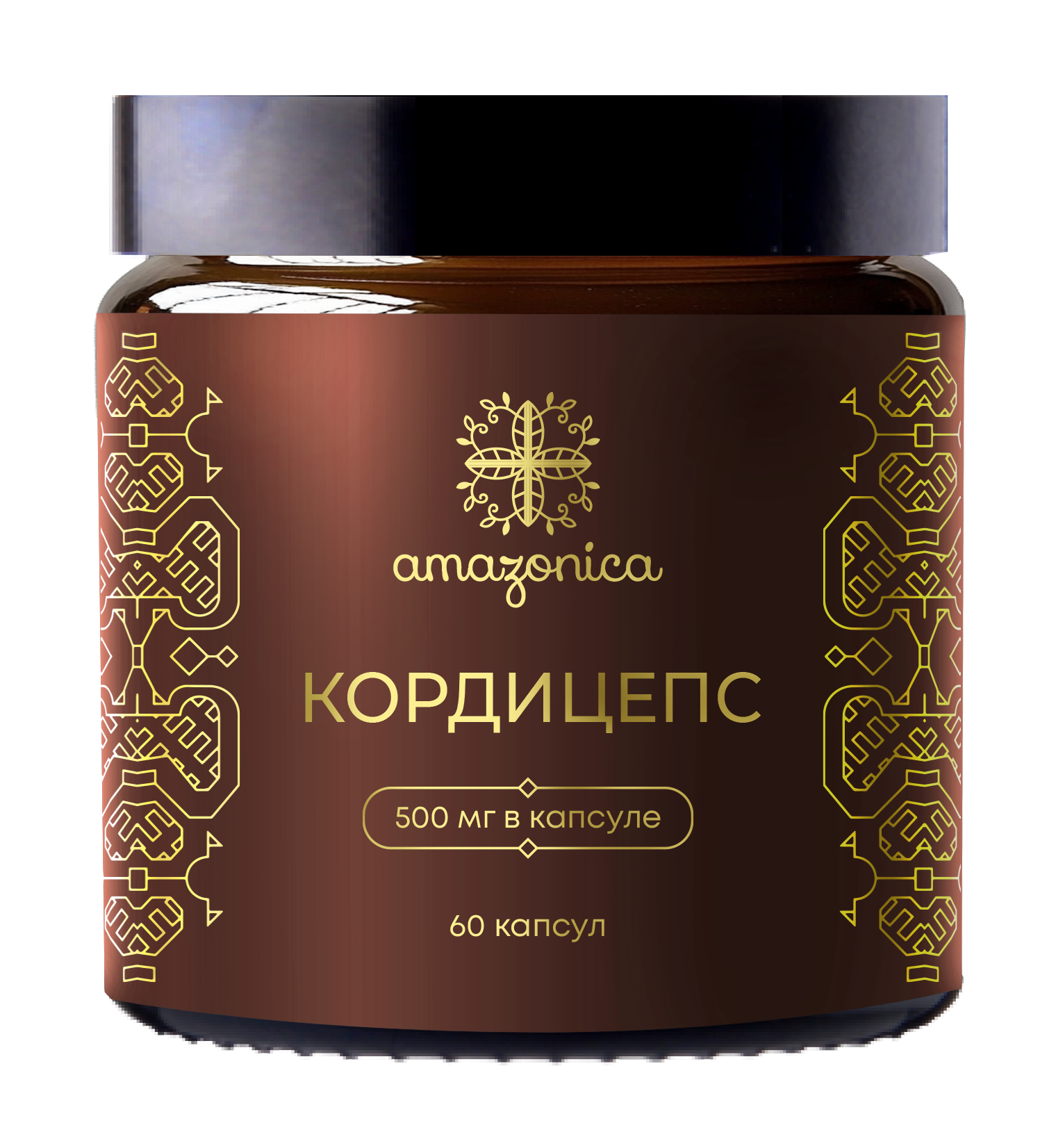 Amazonica, Экстракт Кордицепса, капсулы, 60 шт.